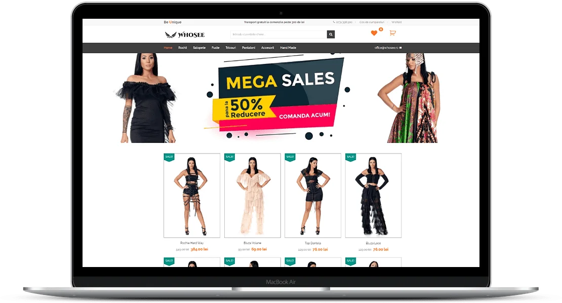 Magazin online personalizat pentru afacerea ta Magazin online personalizat pentru afacerea ta